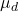 \mu_d